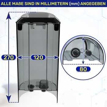 Nádržka na vodu pre kávovar 5513200359 pre DeLonghi Dedica