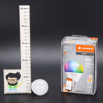 LEDVANCE Chytrá LED lampa s WiFi technológiou, pätica E14, stmievateľná, farba svetla (2700-6500K),