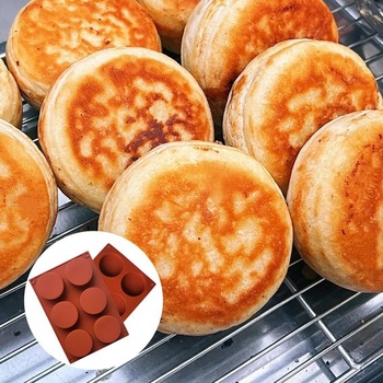 2dílná silikonová forma na vajíčka, silikonové formy na pečení muffinů, velké silikonové formy na