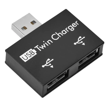 USB Hub adaptér, 2 porty, prenosný dátový húb pre notebook,…