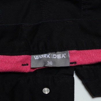 Dámske pracovné nohavice Work Idea Burgundská červená vel.36