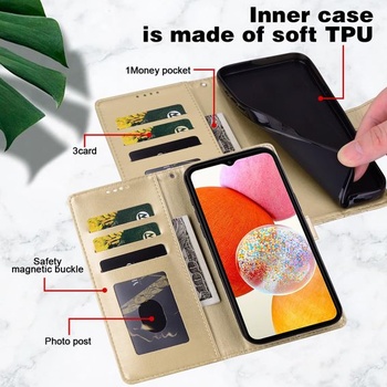 Pouzdro BOLELAW pro iPhone 17 – reliéfní srdce, peněženka z umělé kůže s magnetickým zapínáním,