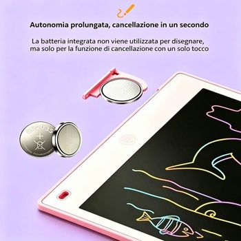 LCD grafický tablet, 8,5 palca, ružový, s perom, prenosný, pre deti, flexibilný LCD displej,