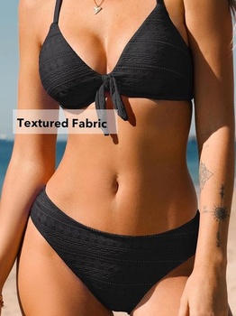Dámske bikiny CUPSHE s výstrihom do V - XS