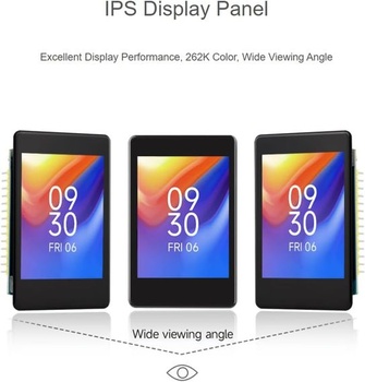Vývojová deska Waveshare ESP32-S3 s 2palcovým kapacitním dotykovým displejem, 240 × 320 pixelů, 262
