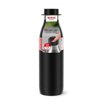 Termoska Tefal N3110910 Bluedrop, 0,7 l, černá