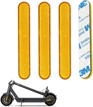 4dielny bočný odrazový kryt na elektrickú kolobežku, univerzálny samolepiaci, pre Segway Ninebot Max
