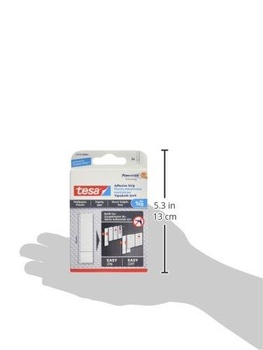 Tesa 77771-00002-00 Lepicí proužky na zavěšení obrazů, tapet, bílé, 1,0 kg