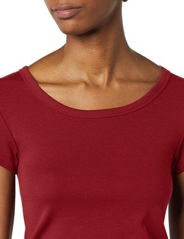 Dámske priliehavé modálne tričko Amazon Essentials, dlhý rukáv, základný krátky rukáv, okrúhly
