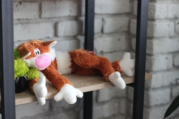 Plyšová hračka FANCY Long Cat 70cm, velký polštář na krk, polštář na spaní na boku, hračka pro