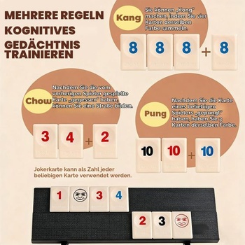 Originální hra Rummy Cup, cestovní hra Rummy Cup (malá)
