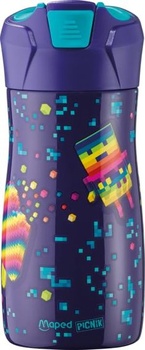 Nerezová fľaša na pitie PIXEL PARTY 430 ml