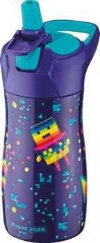 Nerezová fľaša na pitie PIXEL PARTY 430 ml
