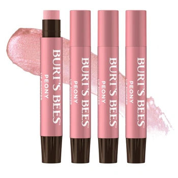 Burt's Bees Lip Shimmer, karamel, tuby 2,7 ​​ml (balenie po 4 ks) (Lippenmakeup) Hnedočervený karamel