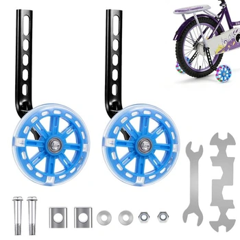 Pomocné kolieska pre detské bicykle, 2 ks, nastaviteľné…