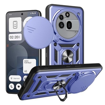 Puzdro pre Nothing Phone (3a) Pre s posuvným krytom fotoaparátu [Ochrana fotoaparátu] [Krúžkový