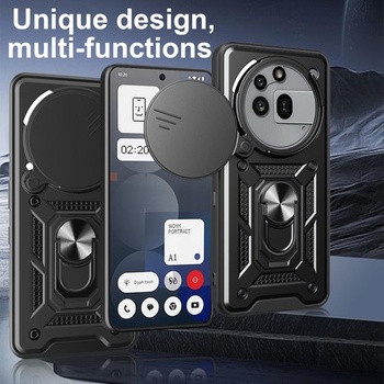 Puzdro pre Nothing Phone (3a) Pre s posuvným krytom fotoaparátu [Ochrana fotoaparátu] [Krúžkový
