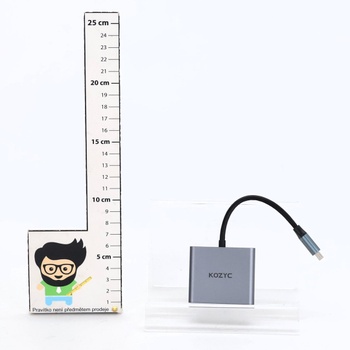 USB HUB KOZYC K2AD12UH strieborný