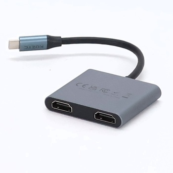 USB HUB KOZYC K2AD12UH stříbrný