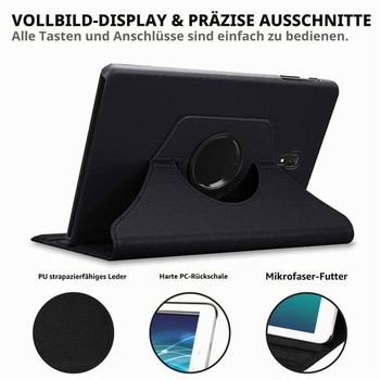 Otočné puzdro o 360° pre Samsung Galaxy Tab A 10,5'' 2018 (čierne)