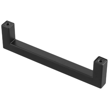 16dílná sada černých kovových nábytkových úchytek, úchytky skříněk s roztečí otvorů 128 mm,