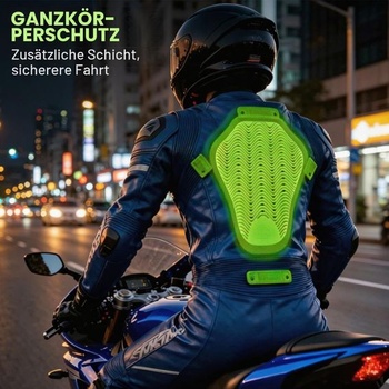 Vesta na motocyklový chránič zad – Vyjímatelné vložky, unisex chránič zad pro horské kolo, jízdu na