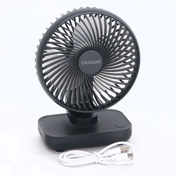 OCOOPA USB ventilátor Ultra tichý - 4000mAh stolný ventilátor, 4 rýchlosti, mini ventilátor pre