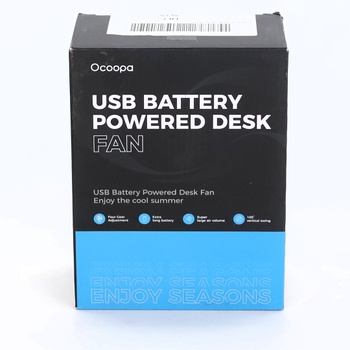 OCOOPA USB ventilátor Ultra tichý - 4000mAh stolný ventilátor, 4 rýchlosti, mini ventilátor pre