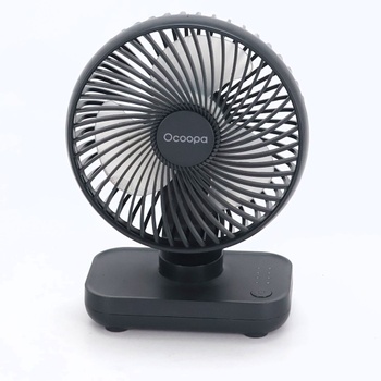 OCOOPA USB ventilátor Ultra tichý - 4000mAh stolný ventilátor, 4 rýchlosti, mini ventilátor pre