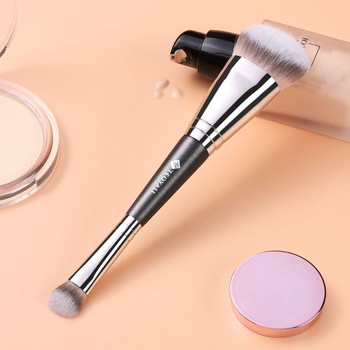 Obojstranný make-up TEOYALL, štetec na korektor pod oči, šikmý kontúrovací štetec, syntetické