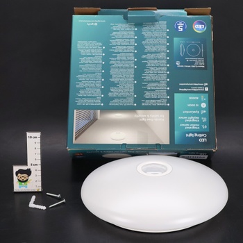 Stropní svítidlo Philips LED Mauve CL252 6W, 4000K, bílá, senzor pohybu, 15 000 hodin svícení