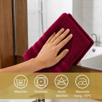 Lavea® Sada 10 gélov na umývanie 15x21 cm – Bordeaux
