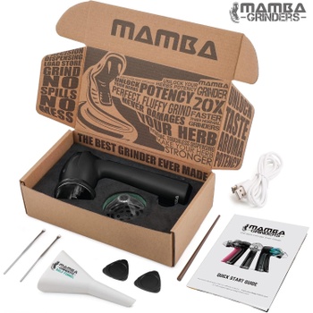 Elektrický mlýnek MAMBA na bylinky All Black