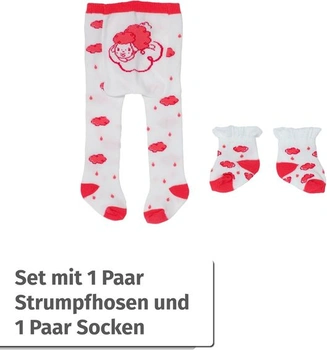 Punčocháče a ponožky Baby Annabell v různých barevných kombinacích pro panenky o velikosti 43 cm,