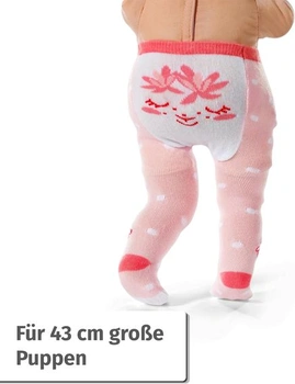 Punčocháče a ponožky Baby Annabell v různých barevných kombinacích pro panenky o velikosti 43 cm,