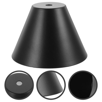 NUOBESTY Kovové tienidlo na lampu Vintage Náhrada pre stolné a stojacie lampy Čierne robustné