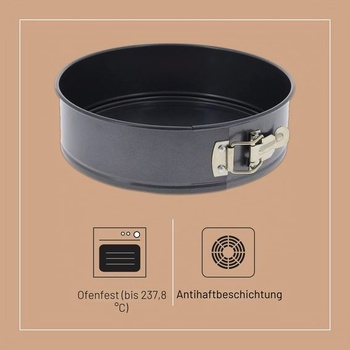 De Buyer - Odnímatelná forma z oceli s nepřilnavým povlakem - Průměr 26 cm, Výška 7 cm - 4844.26,