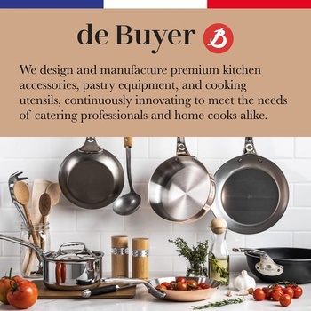 De Buyer - Odnímateľná forma z ocele s nepriľnavým povlakom - Priemer 26 cm, Výška 7 cm - 4844.26,