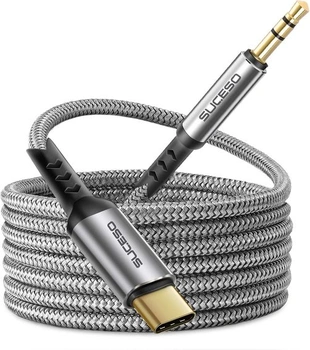 Kábel SUCESO USB-C na 3,5 mm Aux s audio konektorom typu C…