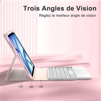 Puzdro s klávesnicou pre iPad Air 11 palcov M4, M3, M2 (2026/2025/2024) – Bluetooth klávesnica,