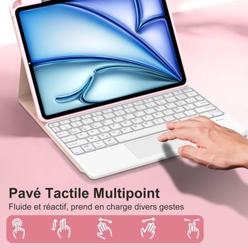 Puzdro s klávesnicou pre iPad Air 11 palcov M4, M3, M2 (2026/2025/2024) – Bluetooth klávesnica,