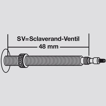 Duša na bicykel Fischer 28 palcov, 23/32-622, SV čierna 20/25-622 SV