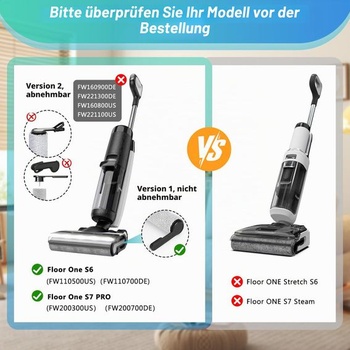 Iba verzia 1: Kefový valček a filter pre mokro-suchý vysávač Tineco Floor One S7 PRO/S6.