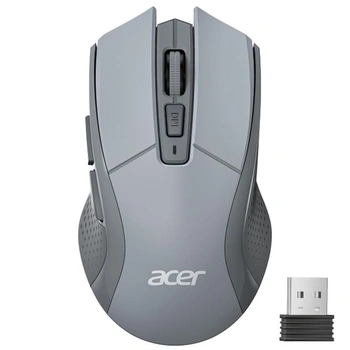Bezdrôtová myš Acer 4000 DPI, 2,4 GHz, sivá