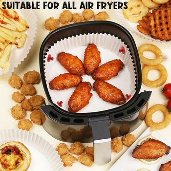 8 magnetů na pečicí papír do horkovzdušné fritézy, kuchyňské příslušenství vyrobené z materiálů