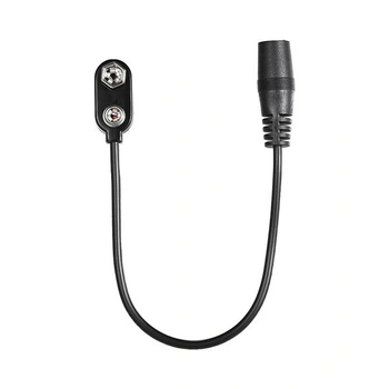 NOVÝ 1 KS 9V batériový klip konvertor Snap zástrčka 2,1 mm…