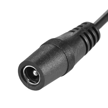 NOVÝ 1 KS 9V batériový klip konvertor Snap zástrčka 2,1 mm * 5,5 mm zásuvka pre gitarový efektový