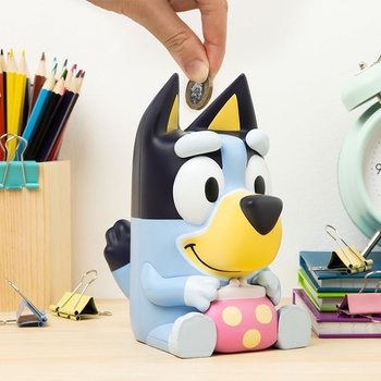 Prasiatko Bluey so zvukom, oficiálne licencované televízne prasiatko pre deti, dekorácia izby,