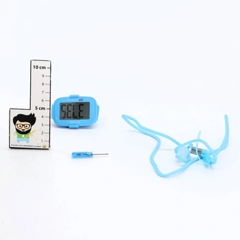 Presný 3D krokomer Mini krokomer pre chôdzu alebo behanie outdoorových aktivít (modrá)