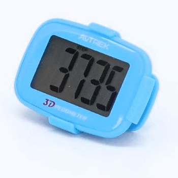 Presný 3D krokomer Mini krokomer pre chôdzu alebo behanie outdoorových aktivít (modrá)